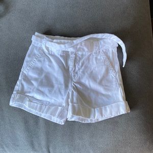 White shorts Gymboree size 4T